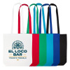 Coloured Long Handle Calico Bags Colour Range